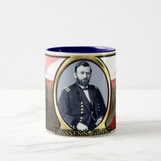 2 Couleurs Tasse de guerre civile d'Ulysse S. Grant