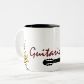 2 Couleurs Tasse de guitariste (Devant gauche)