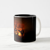 2 Couleurs Tasse de Halloween (Devant droit)