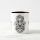 2 Couleurs Tasse de Hamsa (Centre)