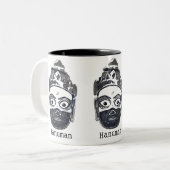 2 Couleurs Tasse de Hanuman (B/W) (Devant gauche)