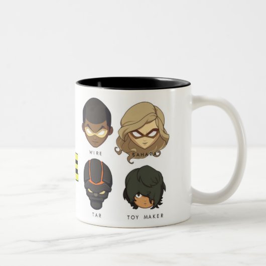 2 Couleurs Tasse de héros de Chibi (Droit)