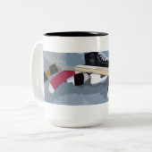2 Couleurs Tasse de hockey (Devant gauche)