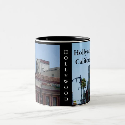 2 Couleurs Tasse de HOLLYWOOD, la CALIFORNIE (Centre)
