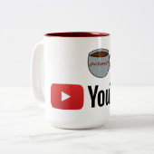 2 Couleurs Tasse de HotCuppaTV (Devant gauche)