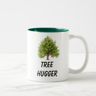 2 Couleurs Tasse de Hugger d'arbre