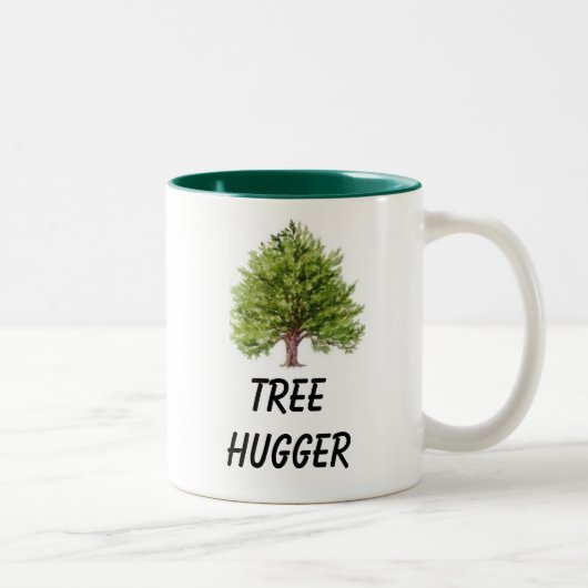 2 Couleurs Tasse de Hugger d'arbre (Droit)