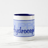 2 Couleurs Tasse "de hydrocéphalie de soutien" (Centre)