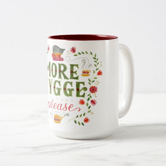 2 Couleurs Tasse de Hygge (Devant droit)
