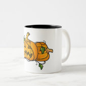 2 Couleurs Tasse de Jack-o'-lantern (Devant droit)
