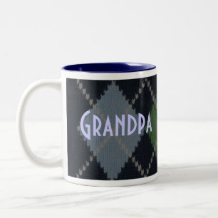 2 Couleurs Tasse de Jacquard de grand-papa