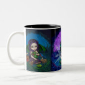 2 Couleurs Tasse "de jardin de Dragonling" (Gauche)