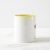 2 Couleurs Tasse de jaune de bonheur de CandyHead (Centre)