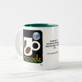 2 Couleurs Tasse de JavaPodz SERC - Exp (Devant gauche)