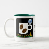 2 Couleurs Tasse de JavaPodz SERC - Exp (Gauche)