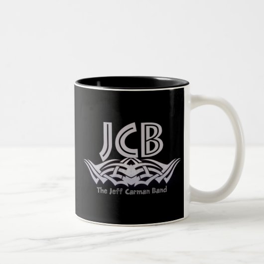 2 Couleurs Tasse de JCB - noir (Droit)