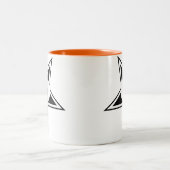 2 Couleurs Tasse de jeu de machine de haine - B/W (Centre)