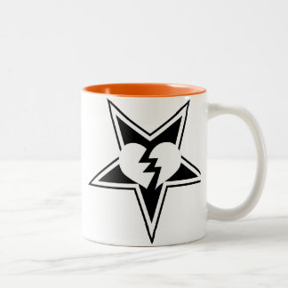 2 Couleurs Tasse de jeu de machine de haine - B/W