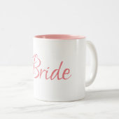 2 Couleurs Tasse de jeune mariée (Devant droit)