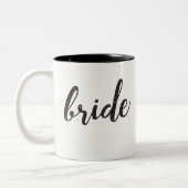 2 Couleurs Tasse de jeune mariée (Gauche)