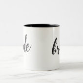 2 Couleurs Tasse de jeune mariée (Centre)