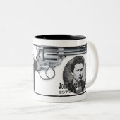 2 Couleurs Tasse de John Wesley Hardin (Devant droit)