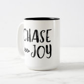 2 Couleurs Tasse de joie de chasse (Devant gauche)