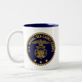 2 Couleurs Tasse de joint d'USNSCC (Gauche)