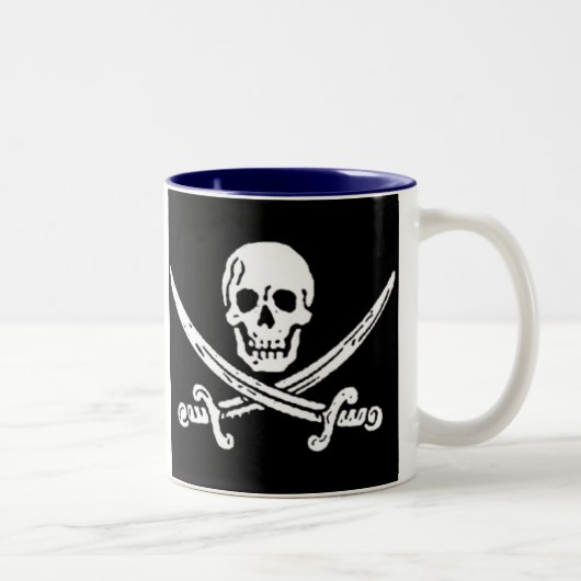 2 Couleurs Tasse de jolly roger (Droit)
