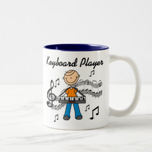 2 Couleurs Tasse de joueur de clavier