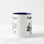 2 Couleurs Tasse de joueur de clavier (Centre)