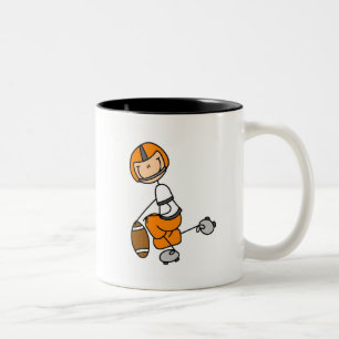 2 Couleurs Tasse de Joueur de Football Orange