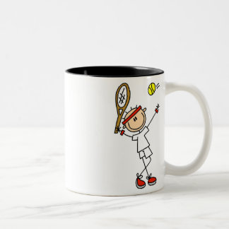 2 Couleurs Tasse de joueur de tennis de garçon