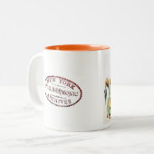 2 Couleurs Tasse de joueur de tuba (Devant gauche)