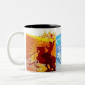 2 Couleurs Tasse de Jour de la Déclaration d'Indépendance de (Gauche)
