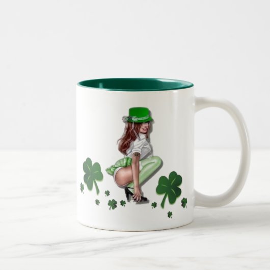 2 Couleurs Tasse de jour de St Patricks (Droit)