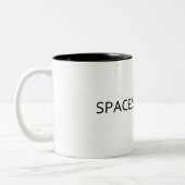 2 Couleurs Tasse de JOURS de VAISSEAU SPATIAL (Gauche)