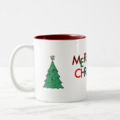2 Couleurs Tasse de Joyeux Noël (Gauche)