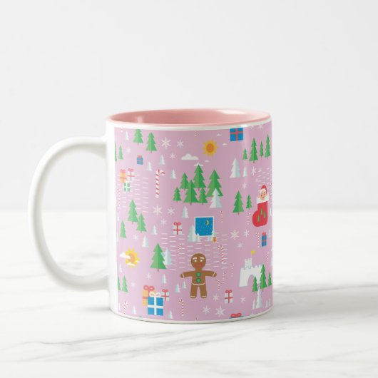 2 Couleurs Tasse de Joyeux Noël (Gauche)