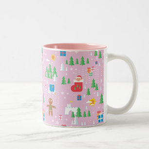 2 Couleurs Tasse de Joyeux Noël