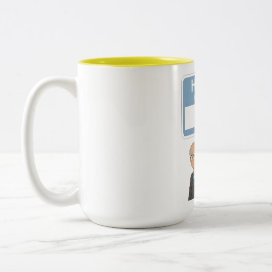 2 Couleurs Tasse de JT bonjour (Gauche)