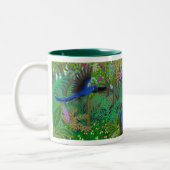 2 Couleurs Tasse de jungle d'ara de jacinthe (Gauche)