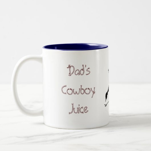 2 Couleurs Tasse de jus de Dad'sCowboy (Gauche)