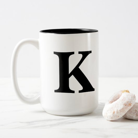 2 Couleurs Tasse de "K" (Avec donut)