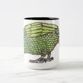 2 Couleurs Tasse de Kakapo (Centre)