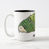 2 Couleurs Tasse de Kakapo (Gauche)