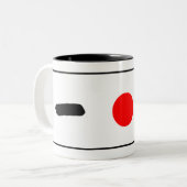 2 Couleurs Tasse de kanji d'Ichiban (Devant gauche)