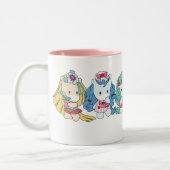2 Couleurs Tasse de Kawaii de poney d'Osharena (Gauche)