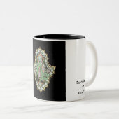 2 Couleurs Tasse de Khamsa de Capricorne (Devant droit)