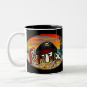2 Couleurs Tasse de Kilroy de pirate (Gauche)